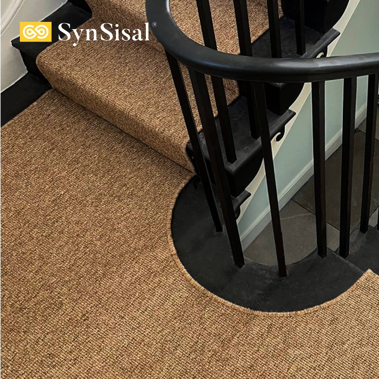 Sisal Wool Seagrass Modern Synthetic Stair Runners